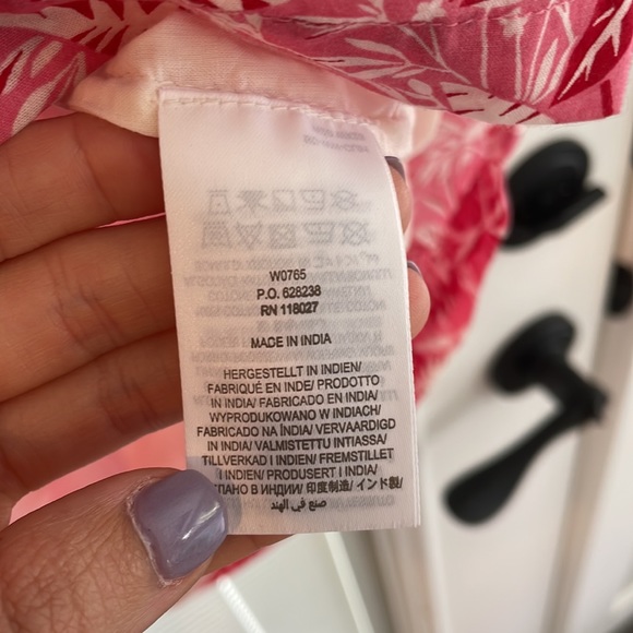 Boden Antonia Cotton Shirt Dress Azalea - Picture 5 of 7